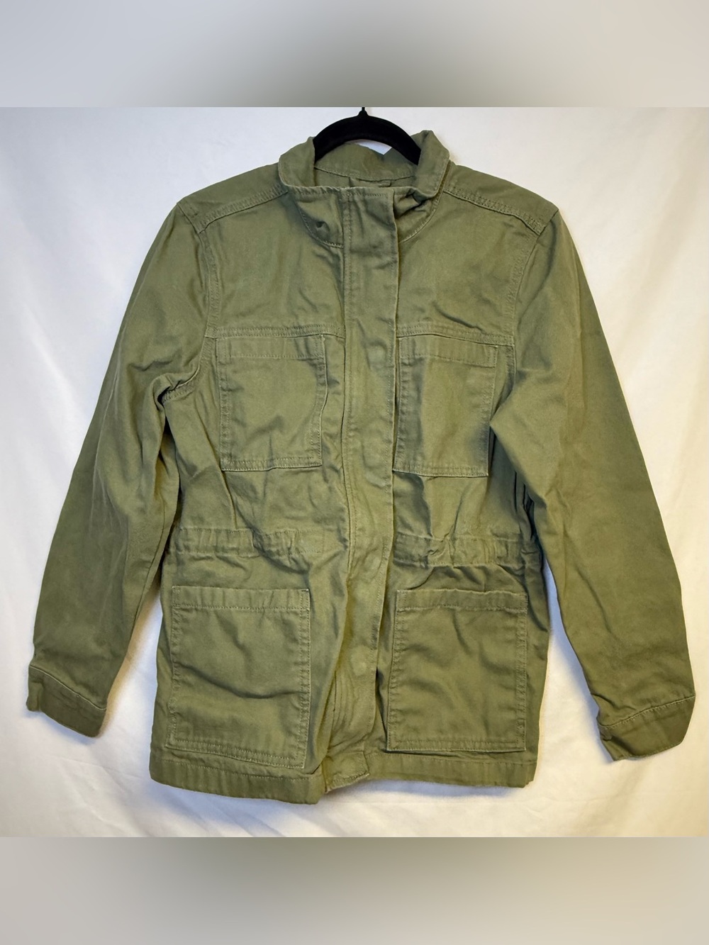 Vintage America Olive Utility Jean Jacket